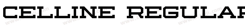 Celline Regular字体转换